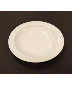 PLATO HONDO MARINA BLANCO 23 CM