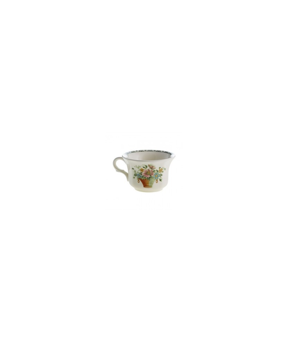 TAZA DE TE CANASTO FLORAL