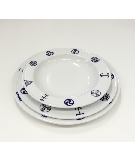 PLATO POSTRE MELIDE TRISQUEL 21 CM