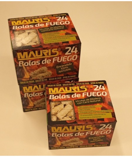 24 BOLAS DE FUEGO MAURIS