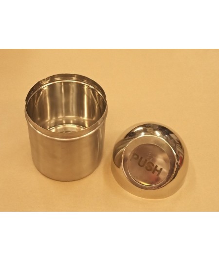 PAPELERA DE MESA ACERO INOX