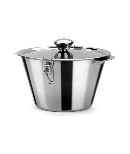 FLANERO CON TAPA INOX 18CM ILSA