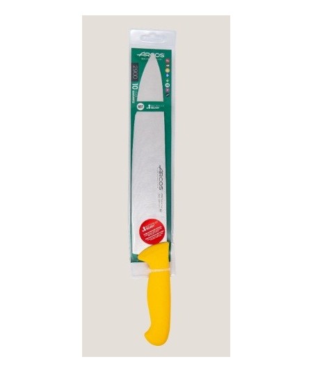 CUCHILLO COCINERO 300MM ARCOS 2900 AMARILLO