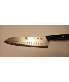 CUCHILLO SANTOKU 20CM MANGO MIKARTA NEGRO