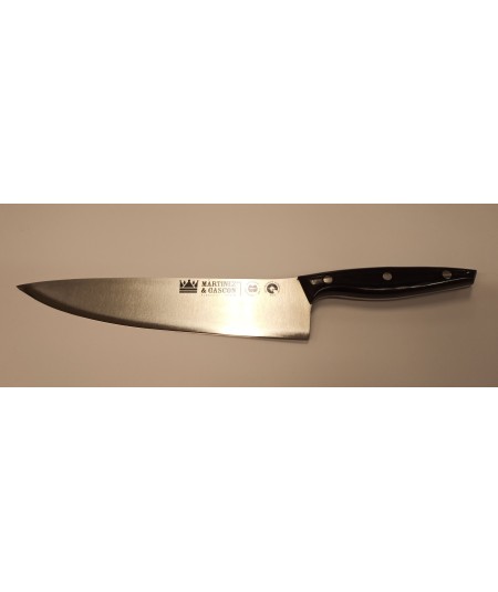 CUCHILLO COCINERO 25CM MANGO MIKARTA NEGRO