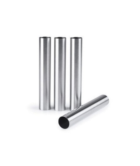 SET 4 MOLDES CANUTILLOS 14CM ACERO INOX