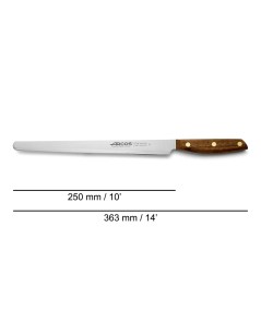 ARCOS NÓRDIKA CUCHILLO JAMONERO 250MM