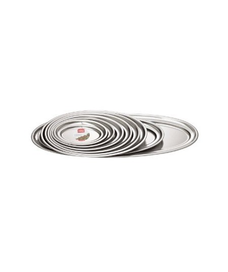 BANDEJA OVAL ACERO INOX 25CM