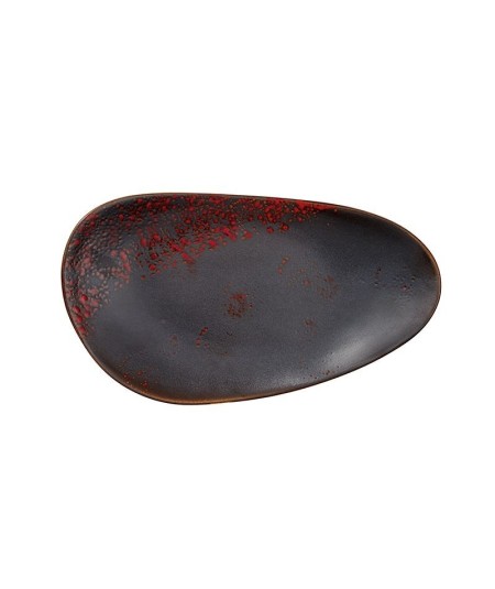 FUENTE IRREGULAR 33X19CM OXIDUM RED QUALITÄT