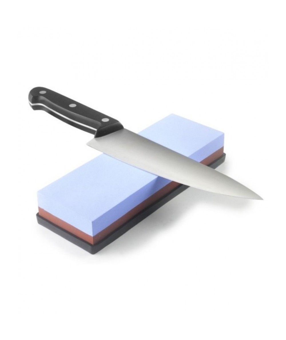 Piedra para afilar cuchillos doble cara