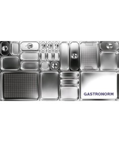 GASTRONORM 1/1 ACERO INOX 20 MM PUJADAS P110201