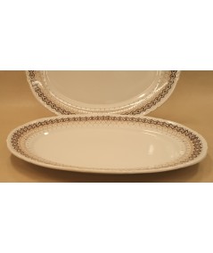 FUENTE VINTAGE PORCELANA GIJÓN 35,5X27CM