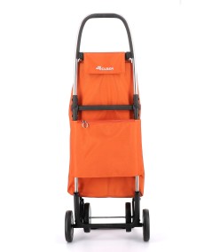 CARRO COMPRA NARANJA PLEGABLE ROLSER I-MAX MF 4 RUEDAS IMX305