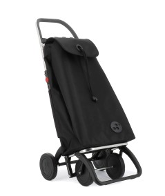 CARRO COMPRA NEGRO PLEGABLE ROLSER I-MAX MF 4 RUEDAS IMX305