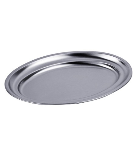 BANDEJA OVAL ACERO INOX 20CM