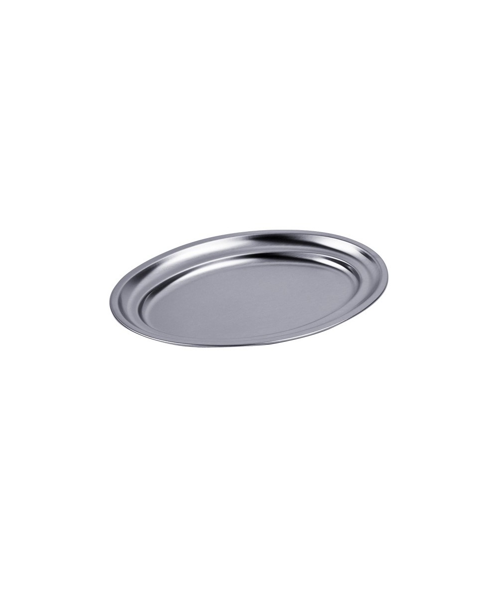 BANDEJA OVAL ACERO INOX 25CM