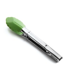 PINZA INOX MINI 18CM SILICONA VERDE LACOR 64434