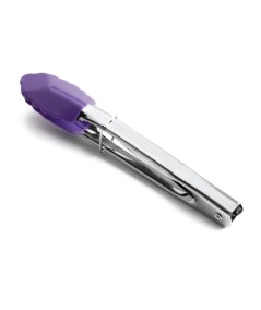 PINZA INOX MINI 18CM SILICONA VIOLETA LACOR 64434