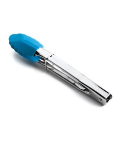 PINZA INOX MINI 18CM SILICONA AZUL LACOR 64434