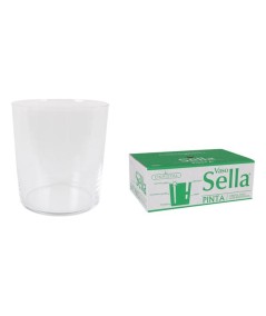 6 VASOS SELLA PINTA DKRISTAL 350 ML