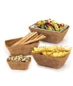 CESTA SEAGRASS RECTANGULAR 18X11X8 CM PRIVILEGE