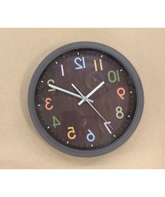 RELOJ MARCO WENGUE Y ESFERA COLORES 25 CM