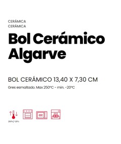 BOL CERÁMICO ALGARVE 0,55 LITROS IBILI 688000