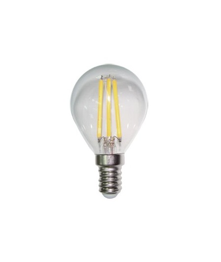 LED FILAMENTO ESFERICA E14 4W 2700ºK