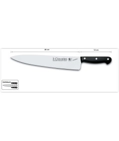 CUCHILLO COCINERO UNIBLOCK 30CM 3 CLAVELES