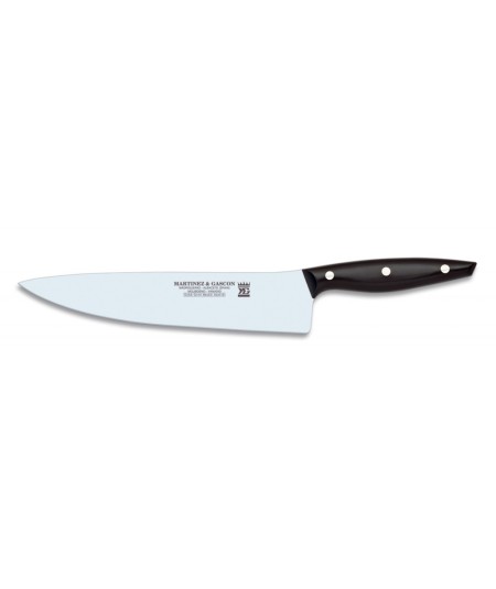 CUCHILLO COCINERO 25CM MANGO MIKARTA NEGRO