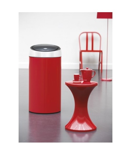 PAPELERA COCINA 45L BRABANTIA ROJO CARMÍN