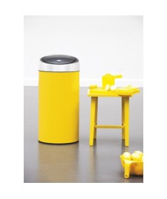 PAPELERA COCINA 45L BRABANTIA AMARILLO LIMÓN