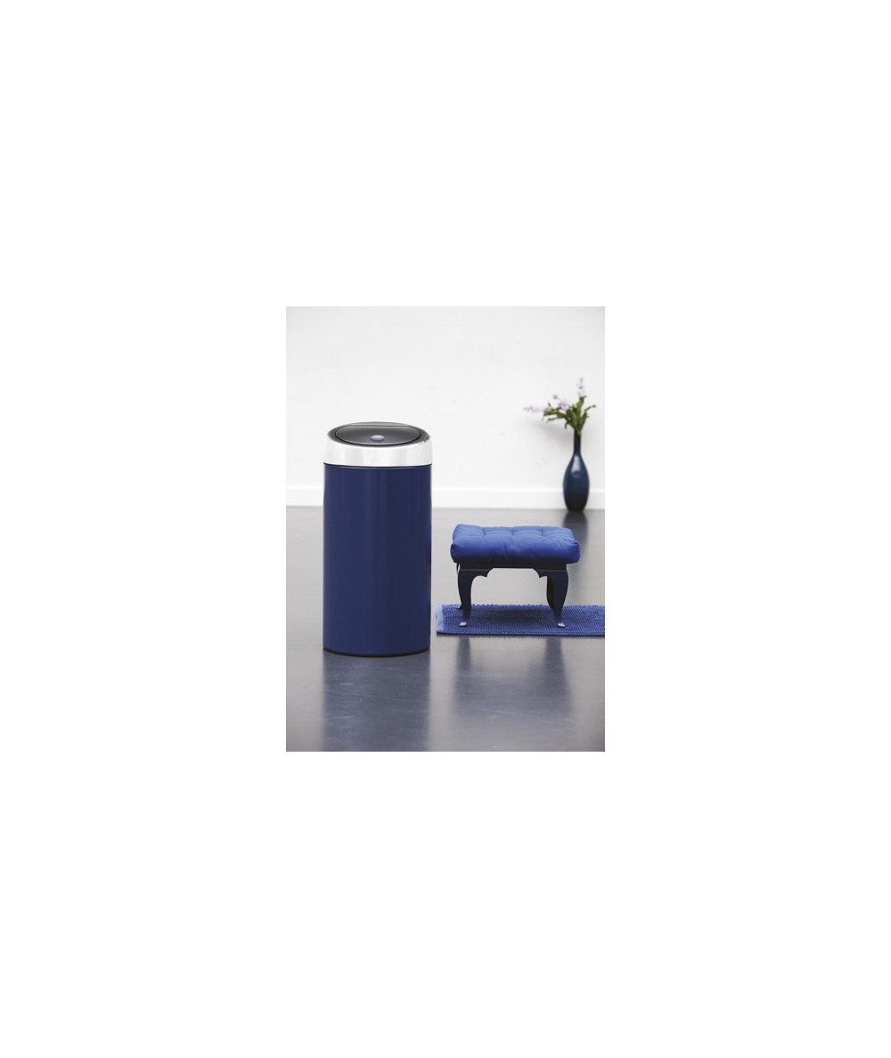 PAPELERA COCINA 45L BRABANTIA AZUL COBALTO