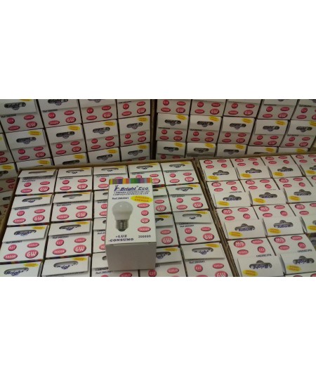 BOMBILLA LED ESFERICA E27 6W 3000ºK